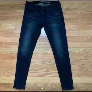American Eagle dark wash jeggings